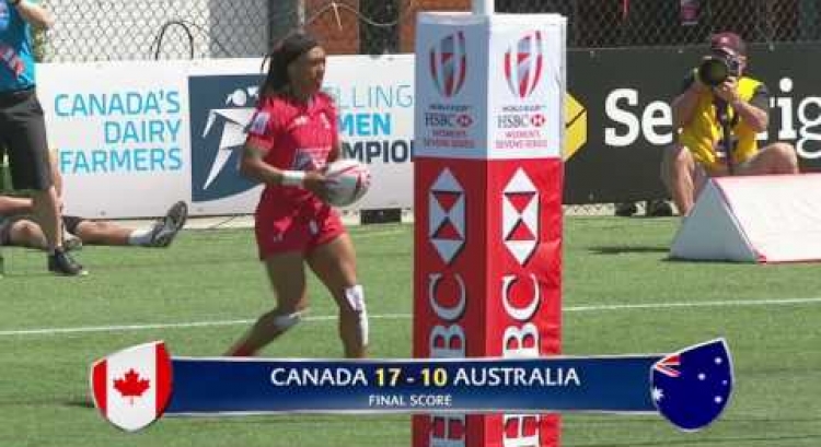 Highlights: All the action from the final day at the Canada Sevens