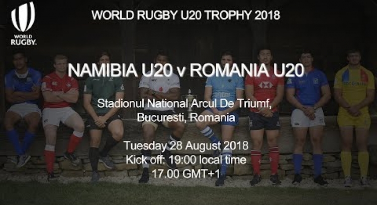 LIVE U20s Trophy - Namibia U20 v Romania U20