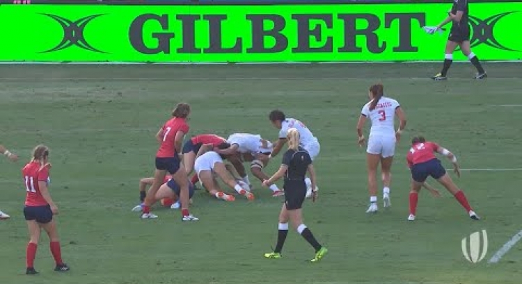 Powerful USA running leads to a great team try