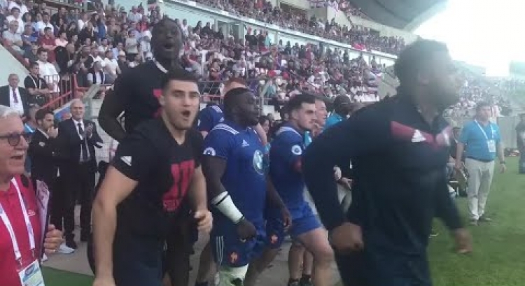 France U20s react to winning the World Rugby U20 Championship