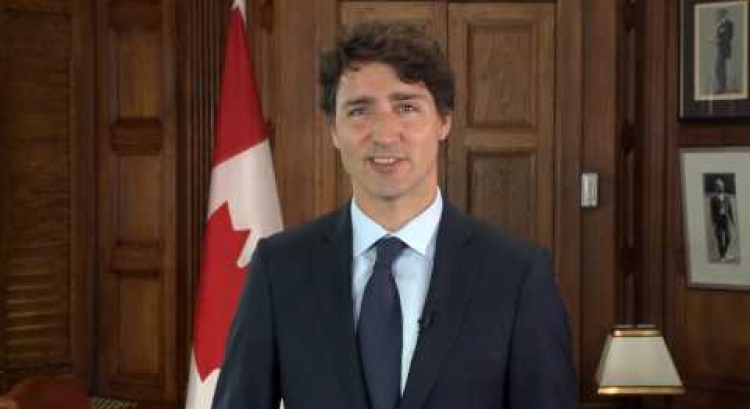 Prime Minister Justin Trudeau wishes Canada's senior women's team good luck at WRWC 2017
