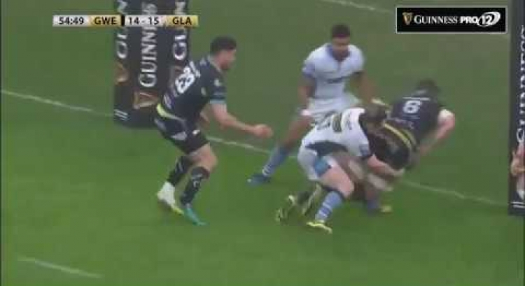 Ardron scores try in Ospreys win over Glasgow Warriors