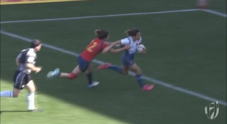 Fanny Horta scores to help France into first ever world series final!