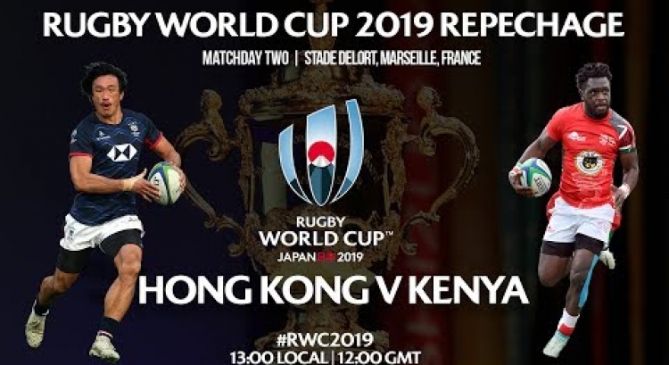 It's match day two of the Rugby World Cup 2019 repechage as Hong Kong face Kenya