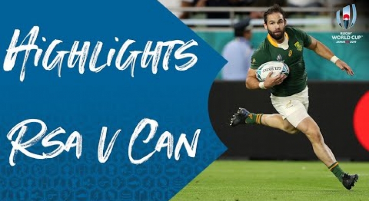 Highlights: South Africa v Canada - Rugby World Cup 2019