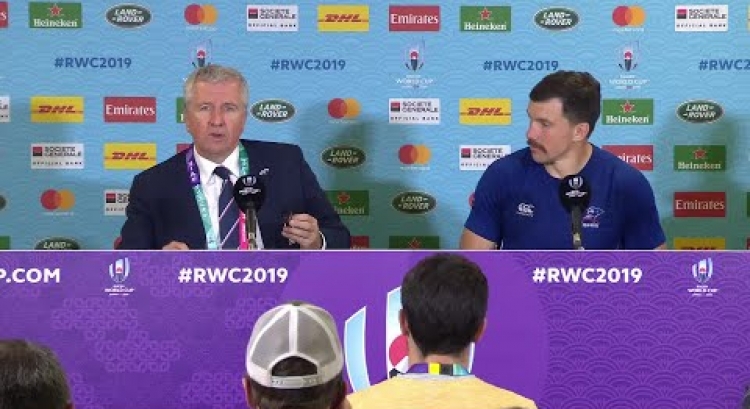 Russia post match press conference at Rugby World Cup 2019