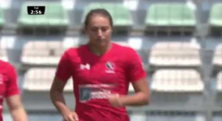 Kali Lukan scores first HSBC World Rugby Women's Sevens Series try