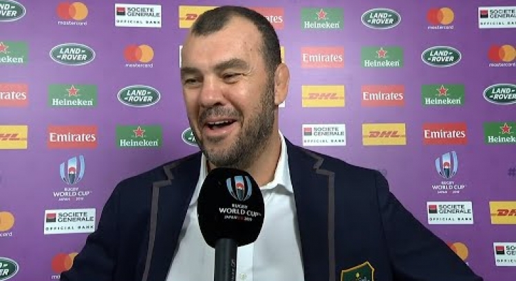 Cheika's funny response to tactical kicking question