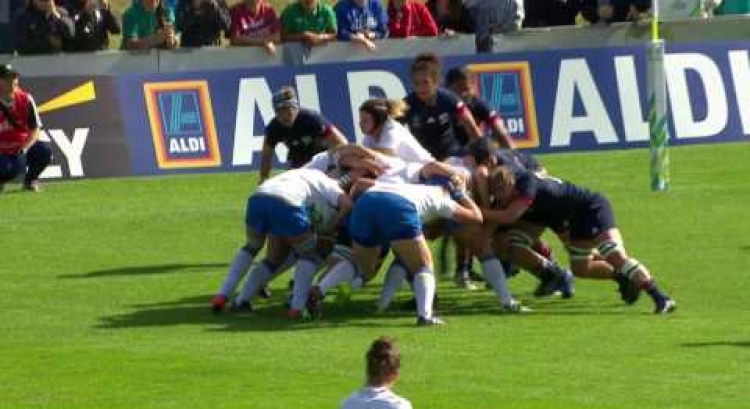 HIGHLIGHTS: USA v Italy at Women's Rugby World Cup