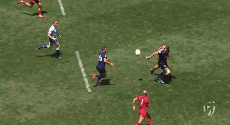 RE:LIVE: Brilliant offload leads to Scotland try