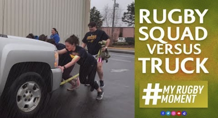 Rugby squad vs truck! | #MyRugbyMoment