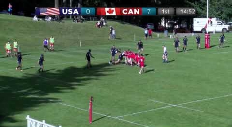 HIGHLIGHTS: Canada take game two over USA, 23-5