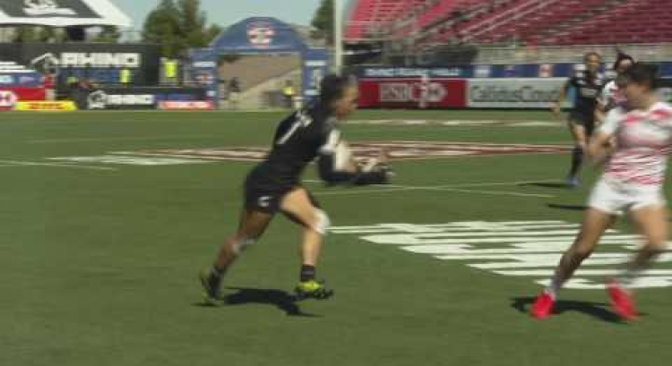 RE:LIVE: Portia Woodman finishes great NZ move