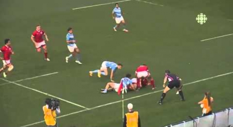 Pan Am Rugby 7s Gold Medal match - winning try highlight