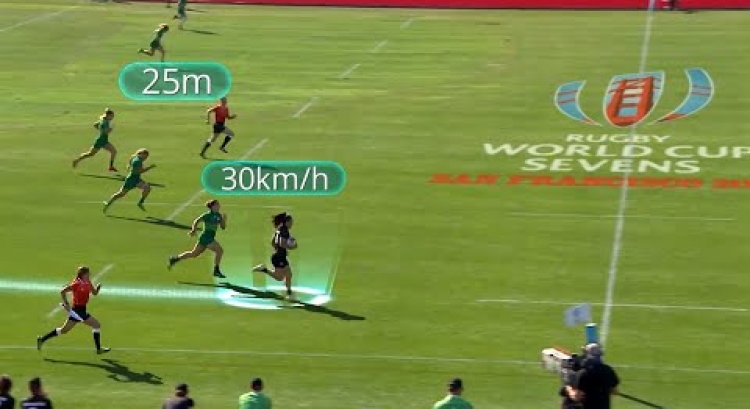 Is Portia Woodman the fastest player in rugby sevens?