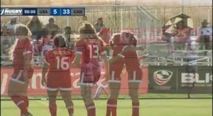 Canada vs USA - 2016 Women's Rugby Super Series - Highlights