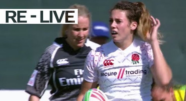 Offloading rugby at its finest as Abbie Brown scores for England