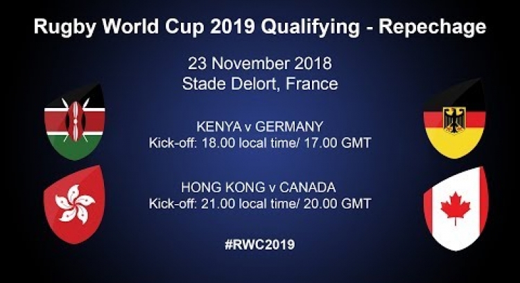 It's Hong Kong v Canada in the Rugby World Cup 2019 repechage! Who will qualify for #RWC2019?