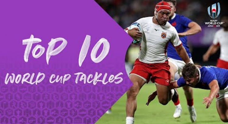 Ten of the Best Tackles from Rugby World Cup 2019