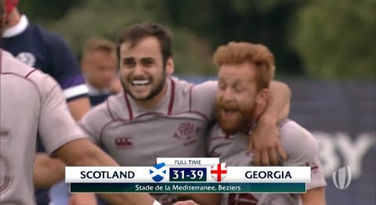 Scotland 31-39 Georgia - World Rugby U20 Championship Highlights