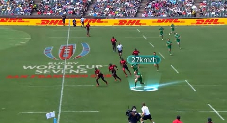 Jordan Conroy: Speed tracking at Rugby World Cup Sevens