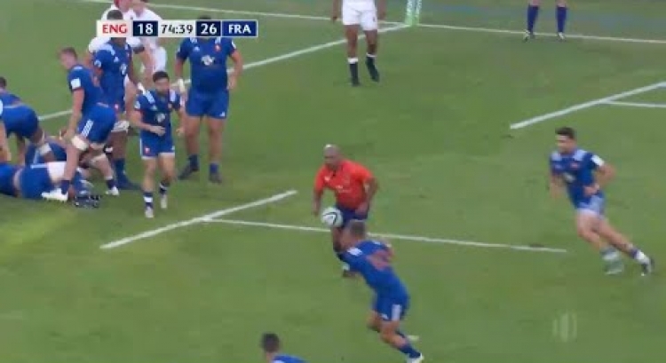 Carbonel's incredible dink through for France U20s