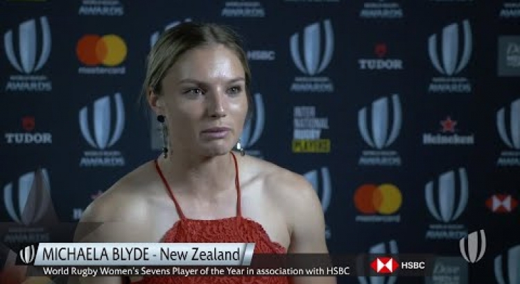 Reaction from World Rugby Women's Sevens Player of the Year Michaela Blyde