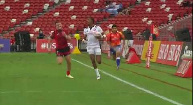 USA's fastest sevens star in Singapore!