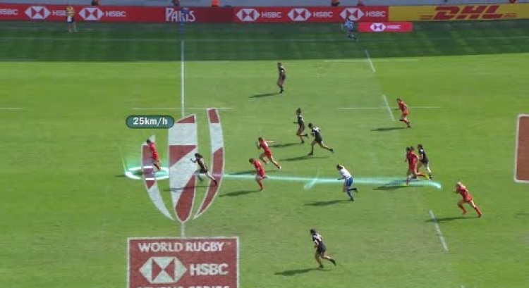 Jasmine Joyce scores epic try for Wales - Player Tracking