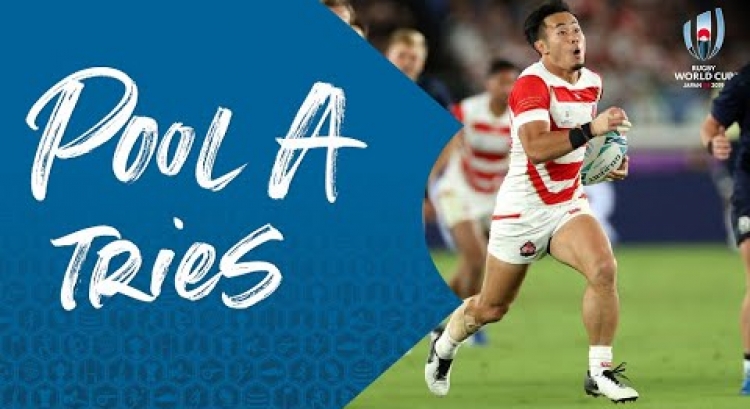 All the tries from Pool A at Rugby World Cup 2019