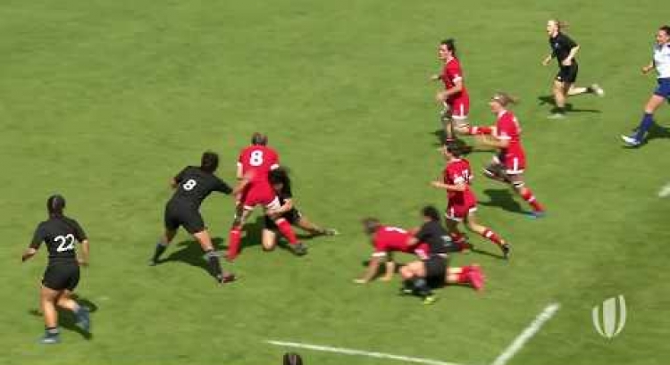 Canada score epic team try at Women's Rugby World Cup