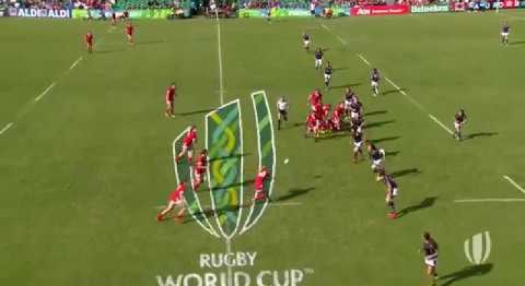 Harvey speeds to score for Canada at WRWC