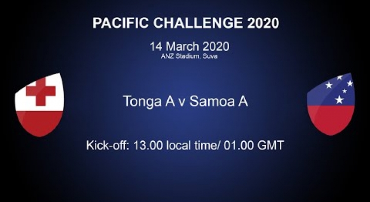 Pacific Challenge 2020 - Tonga A v Samoa A