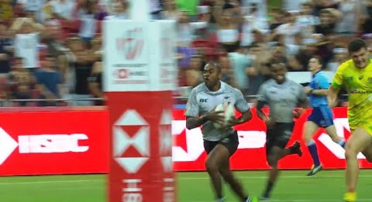 Fiji's insane last minute finish in Singapore!