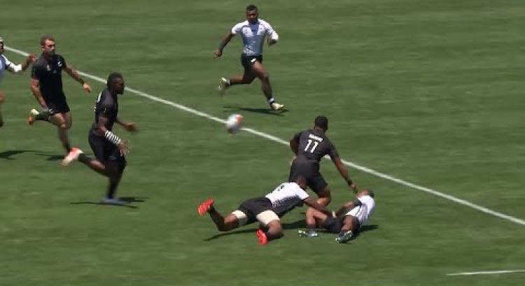 Joe Ravouvou scores amazing try at Rugby World Cup Sevens
