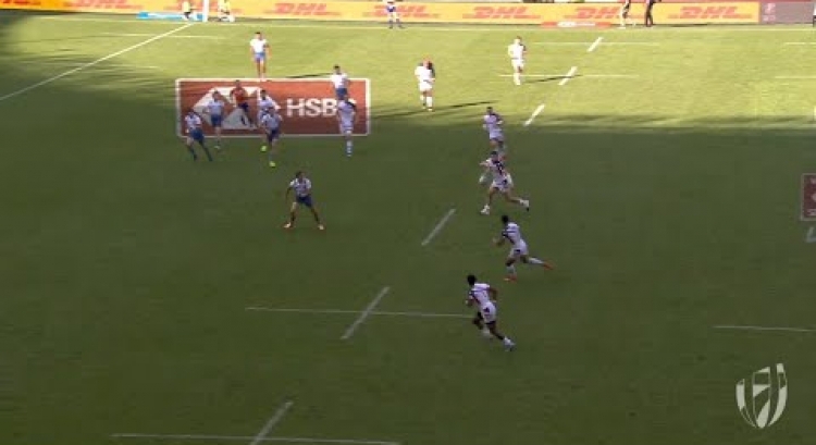 Carlin Isles finishes great team try for USA