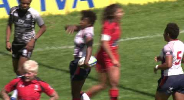 Rugby Canada Women's Sevens - Day 2 Highlights - London 7s