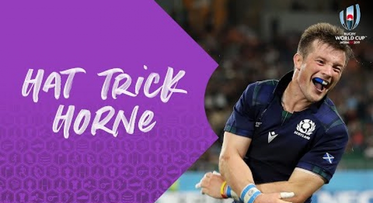 Incredible hat-trick from George Horne at Rugby World Cup 2019
