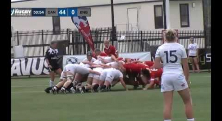 Canada vs. England - Women's Rugby Super Series - Highlights