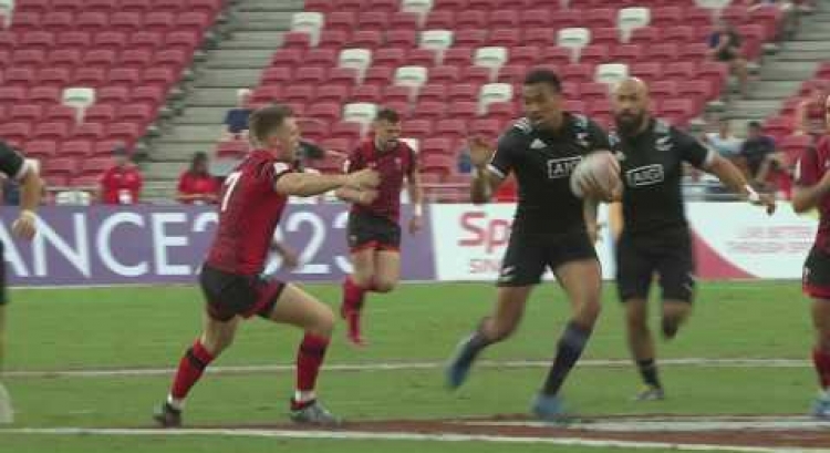 Seven brilliant tries from the Singapore Sevens