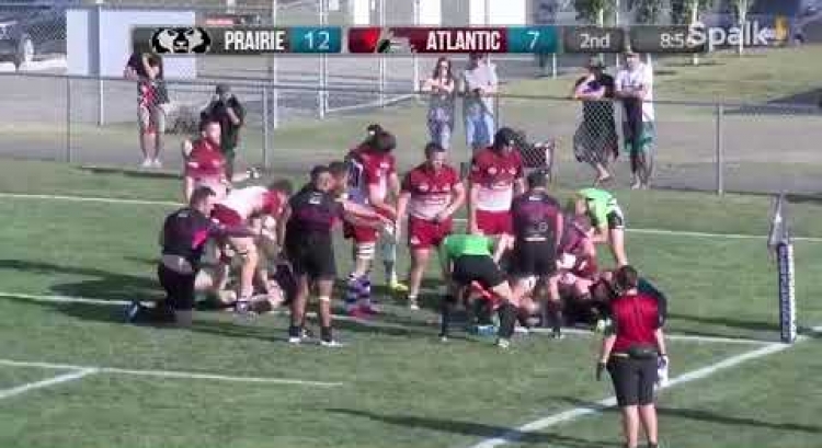 2017 Canadian Rugby Championship - Prairie Wolf Pack v Atlantic Rock - Highlights (Aug. 19)
