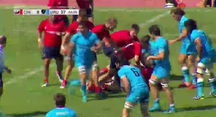 Chile's big tackle and masterful interception - Americas Rugby Championship
