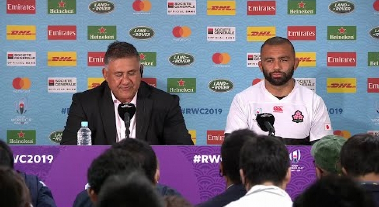 Press Conference: Head coach Jamie Joseph and Captain Michael Leitch on historic win