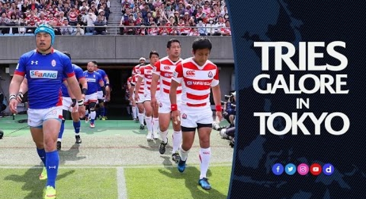 Japan score 12 tries against Korea at Asia Rugby Championship