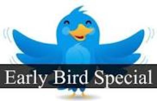 EARLY BIRD REGISTRATION