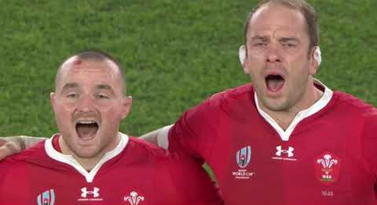 Passionate Welsh anthem ahead of RWC 2019 Semi-Final