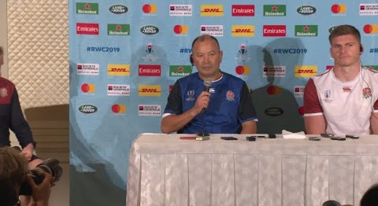Press Conference: Jones and Farrell on Rugby World Cup Final
