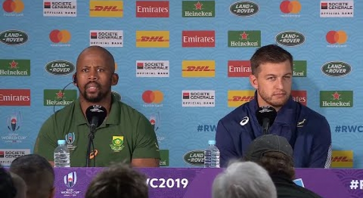 South Africa press conference ahead of semi-final at RWC2019