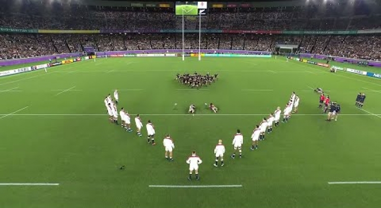 England's incredible response to intense New Zealand Haka
