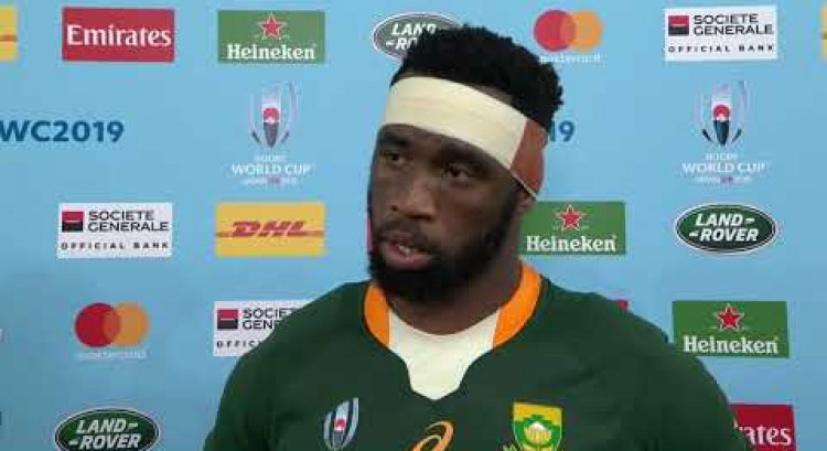 A proud Siya Kolisi discusses leading his side to the Rugby World Cup